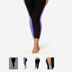 Ruby Ribbon Sport Crop Leggings XL
